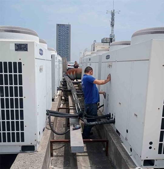 五大连池中央空调制热和不制冷系统维修方法